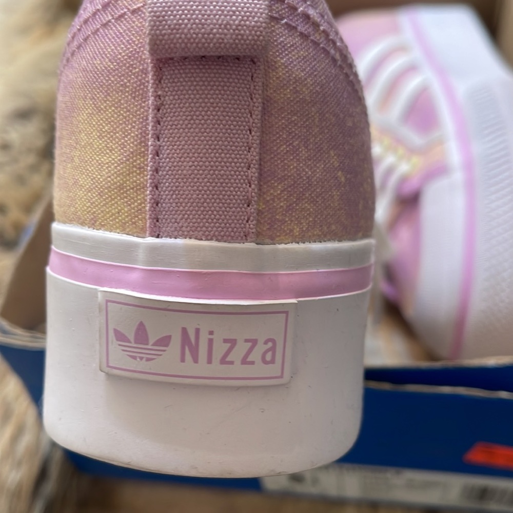 Adidas Nizza platform pink shoes woman’s size 8.5 new fairy chic sneakers - Picture 3 of 7